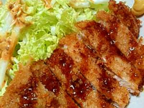 手抜きなトンカツ☆簡単衣付け♪